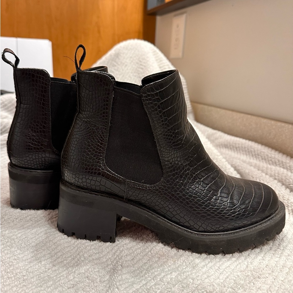 Cute Lane Bryant faux Crocodile boots